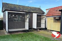 De hokken van de familie Smits in Berlaar.